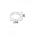 Rosone Magnetico All In Metallo Bianco 8 Luci 272429
