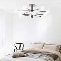 Plafoniera Industrial-Minimal Cosmopolitan Metallo Nero 12 Luci G9 3W 3000K 273709