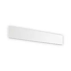 Applique Moderna Zig Zag Metallo Bianco Led 23W 4000K Luce Naturale