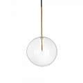 Sospensione Contemporanea Equinoxe Metallo Ottone 1 Luce 2W 3000K D25Cm 277394