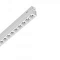 Supporto Lineare Binario On-Off Ego Alluminio Bianco Led 13W 3000K Luce Calda 282640