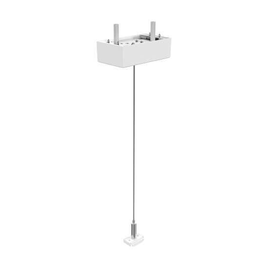 Kit Cavo Singolo 2Mt E Rosone Ego Alluminio Color Bianco 282749
