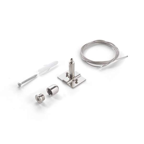 Kit Sospensione Solo Cavo Ego Alluminio Bianco 2M 282756