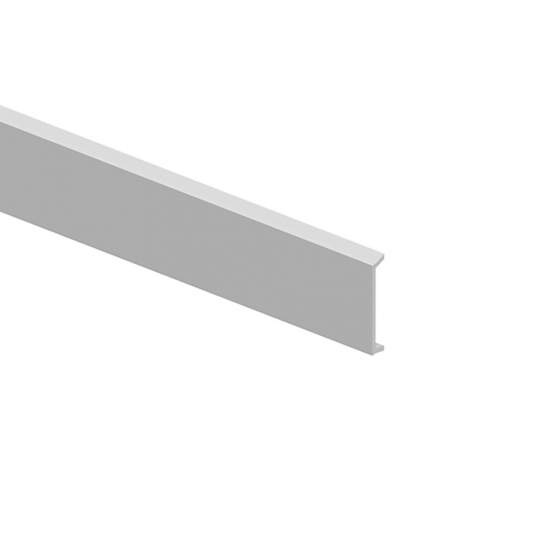 Pannello Copertura Binario Incasso Ego 100Cm Alluminio Bianco 282770