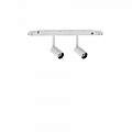 Proiettore Regolabile Ego Alluminio Bianco 2 Luci Led 5W 3000K 1-10V 282947
