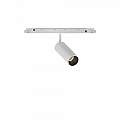 Faretto Binario Singolo On-Off Ego Alluminio Bianco 1 Luce 12W 3000K Luce Calda 282992