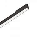 Proiettore Lineare Display Metallo Nero Led 40W 4000K Luce Naturale 283678