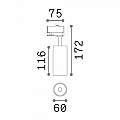 Proiettore Fox On-Off Alluminio-Materie Plastiche Ottone Led 15W 3000K Cri80 283937