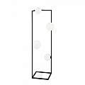 Piantana Industrial-Minimal Angolo Metallo Nero 5 Luci G9 3W 3000K Luce Calda 284309