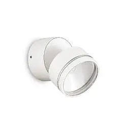 Applique Moderna Round Omega Metallo Bianco Led 7W 4000K Luce Naturale