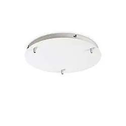 Rosone Standard All In Metallo Bianco 3 Luci