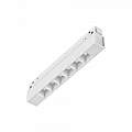 Supporto Lineare Binario Ego Alluminio Bianco Led 7W 3000K Dali Luce Calda 286068