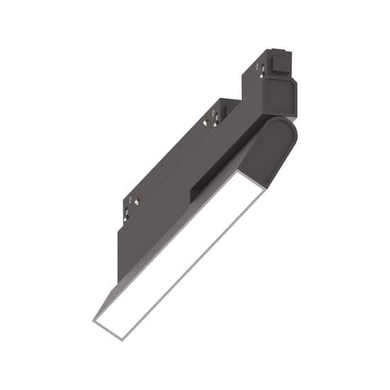 Sistema Magnetico Flessibile Ego Alluminio Nero 1 Luce 7W 3000K Dali Luce Calda 286112