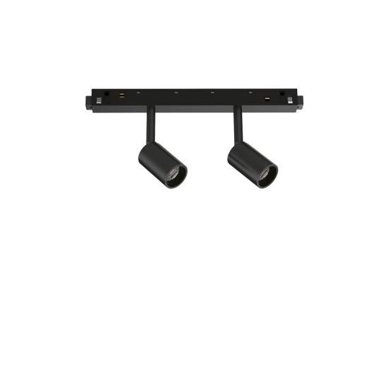 Proiettore Regolabile Dali Ego Alluminio Nero 2 Luci Led 5W 3000K Luce Calda 286334