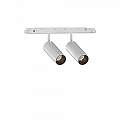 Proiettore Regolaile Dali Ego Alluminio Bianco 2 Luci 24W 3000K Luce Calda 286389