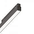 Supporto Lineare Binario Dali Ego Wide Alluminio Nero Led 26W 3000K Luce Calda 286532