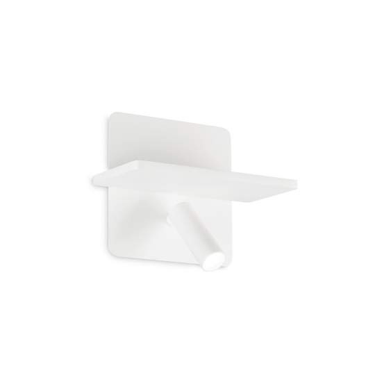 Applique Moderna Piano Metallo Bianco 2 Luci Led 10W 3000K Luce Calda 287317