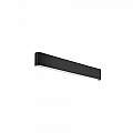 Applique Moderna Delta Metallo Nero Led 19,5W 3000K Luce Calda 287638