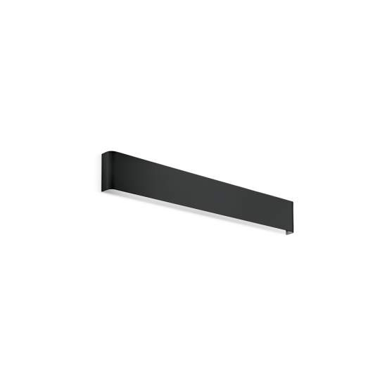 Applique Moderna Delta Metallo Nero Led 19,5W 3000K Luce Calda 287638