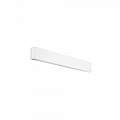 Applique Moderna Delta Metallo Bianco Led 19,5W 3000K Luce Calda 287645