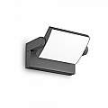 Applique Moderna Swipe Alluminio Antracite Led 20,5W 3000K Luce Calda 287683