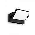Applique Moderna Swipe Alluminio Nero Led 20,5W 3000K Luce Calda 287706