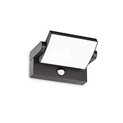 Applique Moderna Swipe Alluminio Antracite Led 21W 3000K Luce Calda