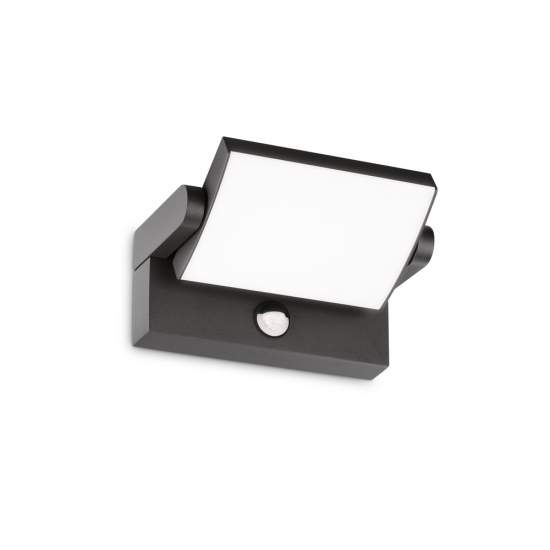 Applique Moderna Swipe Alluminio Antracite Led 21W 3000K Luce Calda 287713