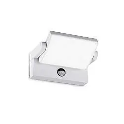 Applique Moderna Swipe Alluminio Bianco Led 21W 3000K Luce Calda