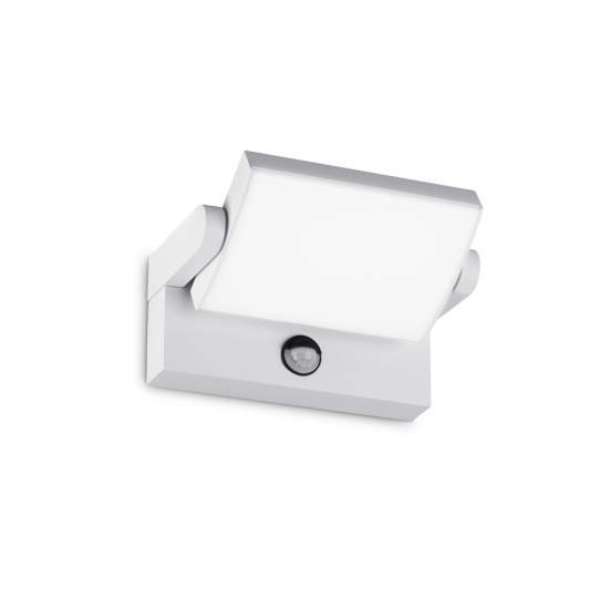 Applique Moderna Swipe Alluminio Bianco Led 21W 3000K Luce Calda 287720