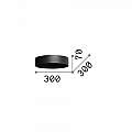 Paralume Modulare Cilindro Moderno Mix Up Metallo Nero 288444