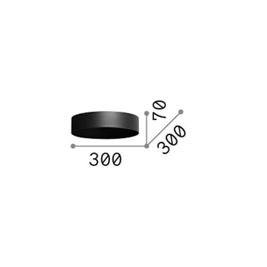 Paralume Modulare Cilindro Moderno Mix Up Metallo Nero 288444
