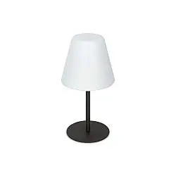 Lampada Da Tavolo Contemporaneo Arcadia Metallo Nero 1 Luce E27 42W Ip65