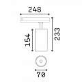 Proiettore Fox Dali Alluminio-Materie Plastiche Nero Led 25W 3000K Cri90 302614