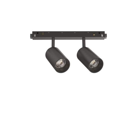 Proiettore Regolabile Ego Alluminio Nero 2 Luci Led 5W 3000K 1-10V 303628