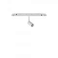Faretto Binario Singolo Ego Alluminio Bianco 1 Luce 3W 3000K Luce Calda 1-10V 303673