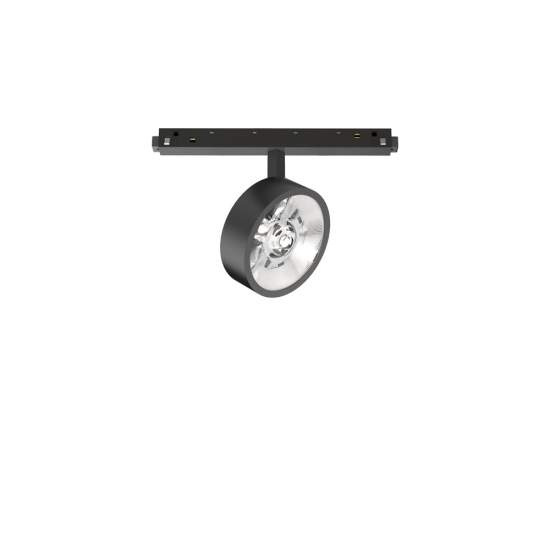 Proiettore Regolabile Ego Alluminio Nero 1 Luce 9W 3000K Luce Calda 1-10V 303727
