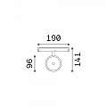 Proiettore Regolabile Ego Alluminio Nero 1 Luce 9W 3000K Luce Calda 1-10V 303727