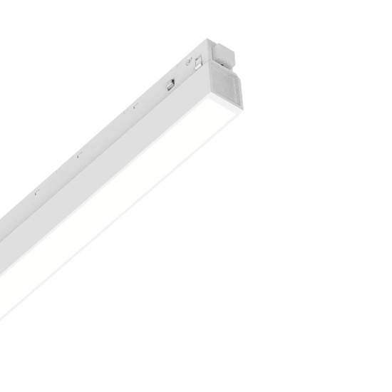 Supporto Lineare Binario Ego Wide Alluminio Bianco Led 26W 3000K 1-10V 303833