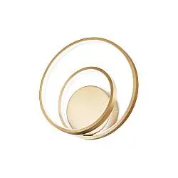 Applique Moderna Dali Oz Metallo Ottone Led 28W 3000K Luce Calda