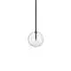 Sospensione Contemporanea Equinoxe Metallo Cromo 1 Luce 2W 3000K D15Cm