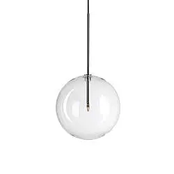 Sospensione Contemporanea Equinoxe Metallo Cromo 1 Luce 2W 3000K D25Cm