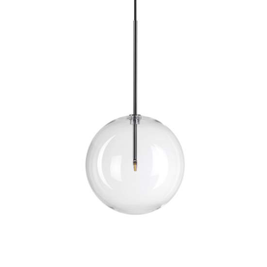 Sospensione Contemporanea Equinoxe Metallo Cromo 1 Luce 2W 3000K D25Cm 306551