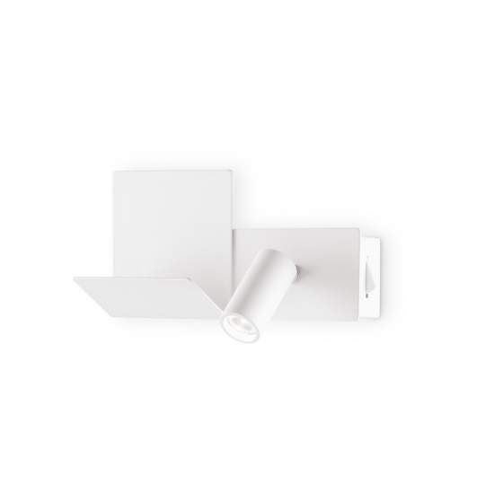 Applique Moderna Komodo-2 Metallo Bianco Led 4,5W 3000K Luce Calda 306810