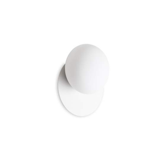 Applique Contemporanea Ninfea Metallo Bianco 1 Luce Gx53 9W 3000K Luce Calda 306940