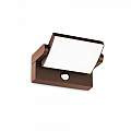 Applique Moderna Swipe Alluminio Coffee Led 21W 3000K Luce Calda 307176