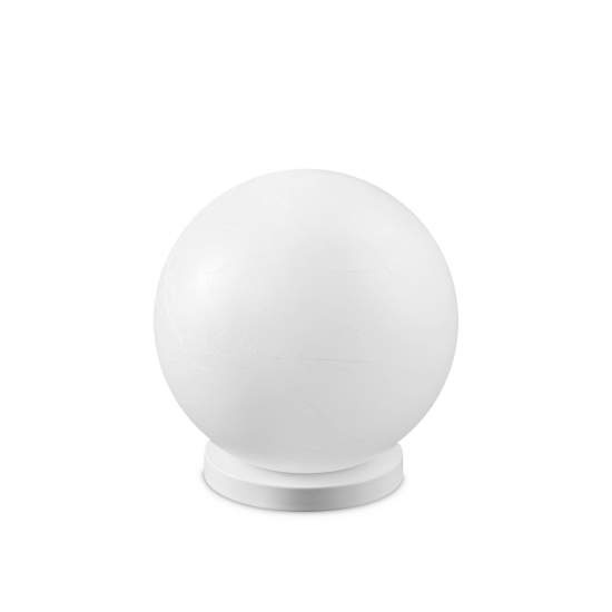 Lampada Da Tavolo Contemporaneo Carta Metallo Bianco 1 Luce E27 25W Ip20 317144