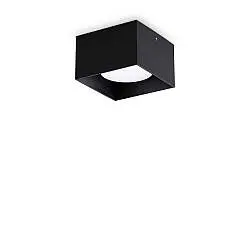 Plafoniera Contemporanea Spike Alluminio Nero 1 Luce Gx53 15W 3000K Ip20