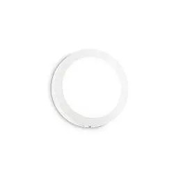 Plafoniera Contemporanea Universal Acciaio Bianco Led Integrato 19W 4000K Ip20