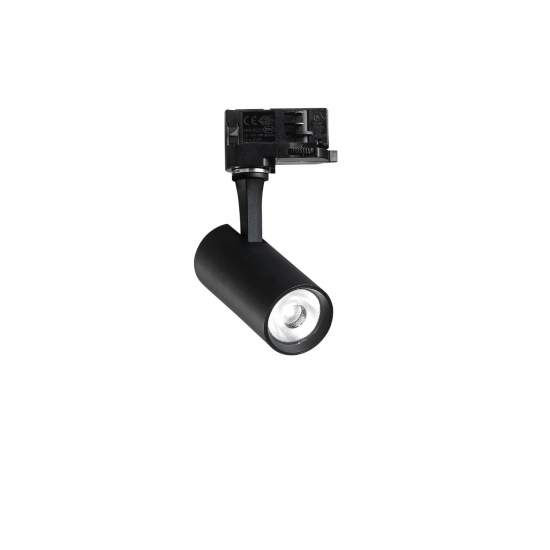 Illuminazione A Binario Contemporaneo Fox Alluminio Nero Led 8W 4000K Ip20 322322